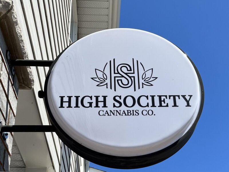 High Society signage